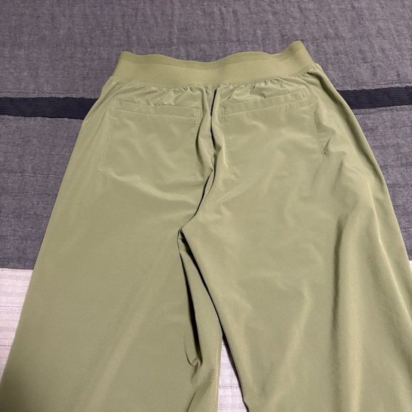Athleta Green Wide Leg Pants - Picture 3 of 6